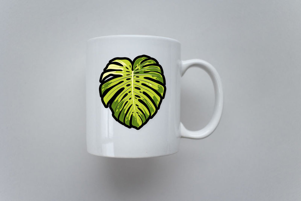 Monstera Leaf Aesthetic Sticker
