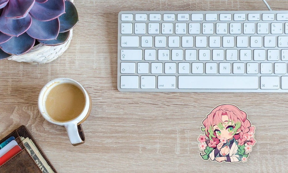 Mitsuri Kanroji Kawaii Demon Slayer Sticker