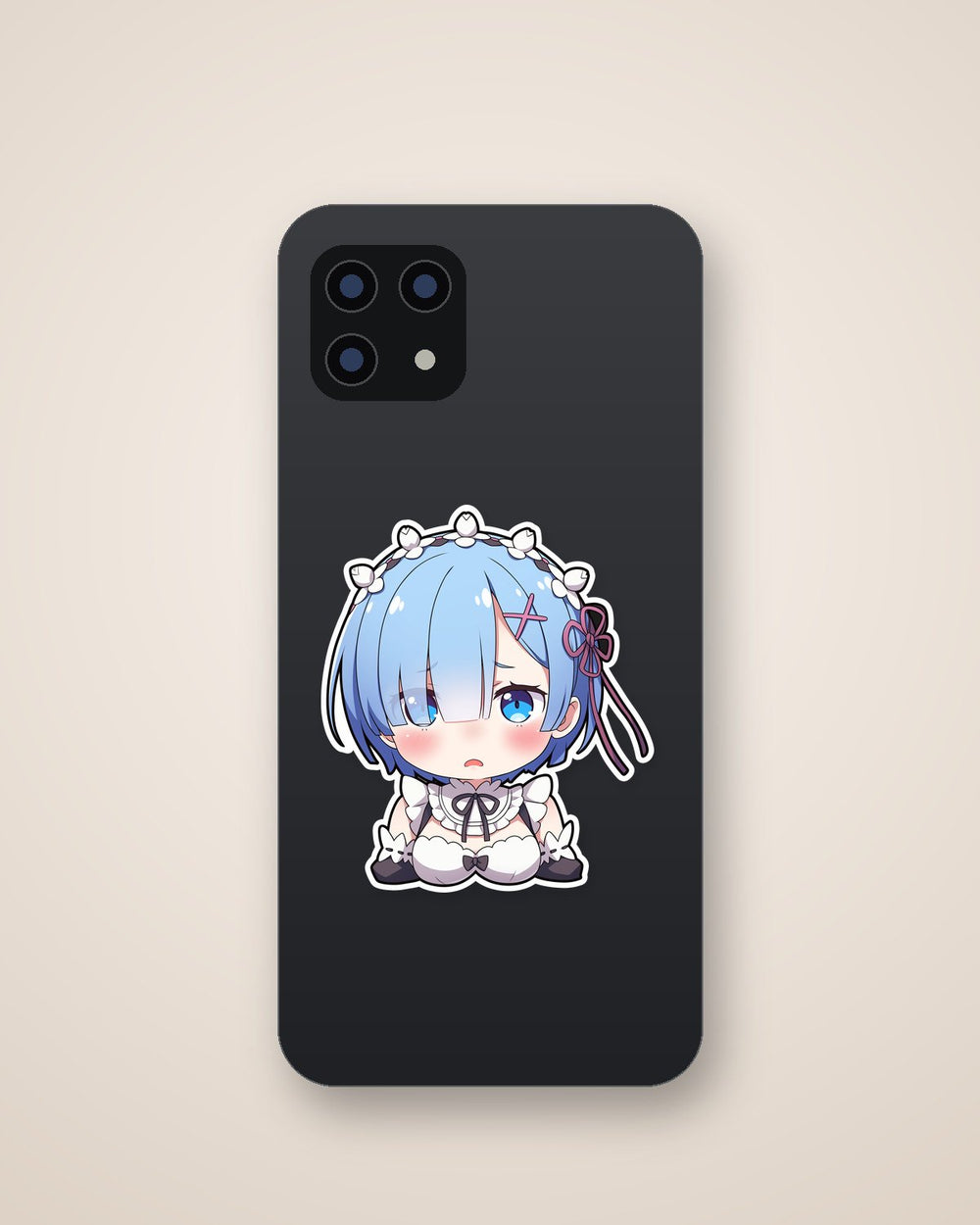 Re:Zero Sad Kawaii Rem Sticker