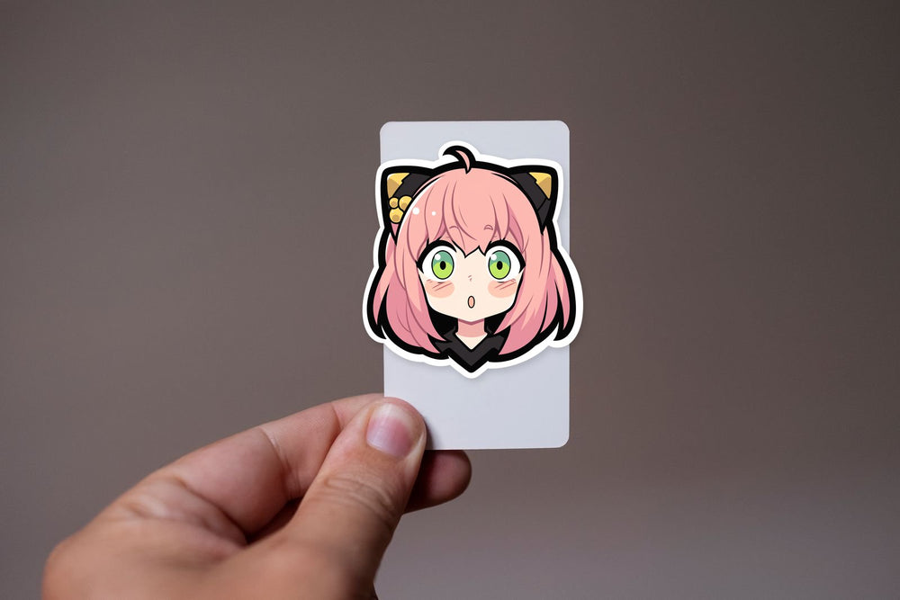 Surprised Anya Forger Fat Stroke Sticker