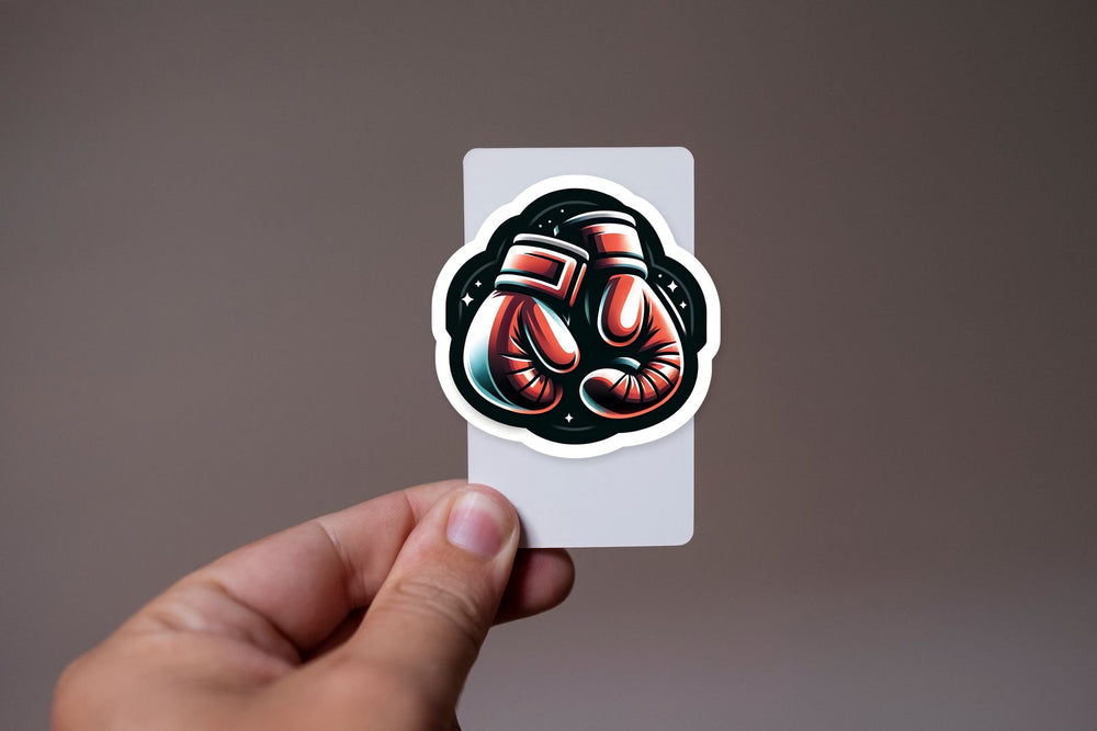Boxing Gloves Art Sticker