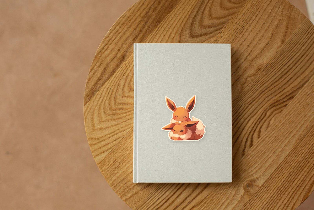 Pokemon Eevee Hugging Sticker