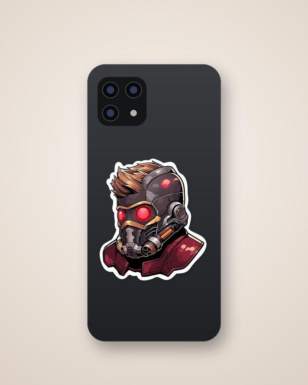 Star-Lord in Helmet Marvel Sticker