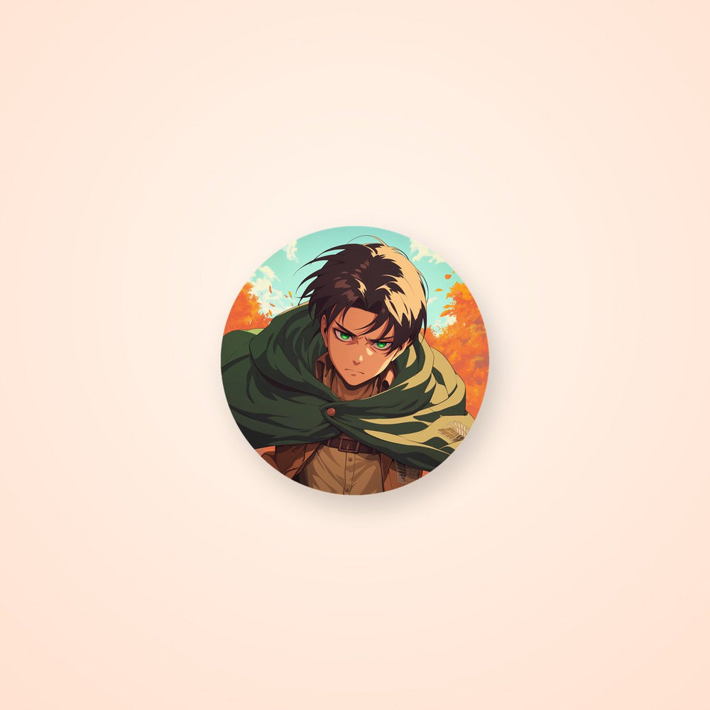 Eren Yeager Scouting Legion Round Sticker