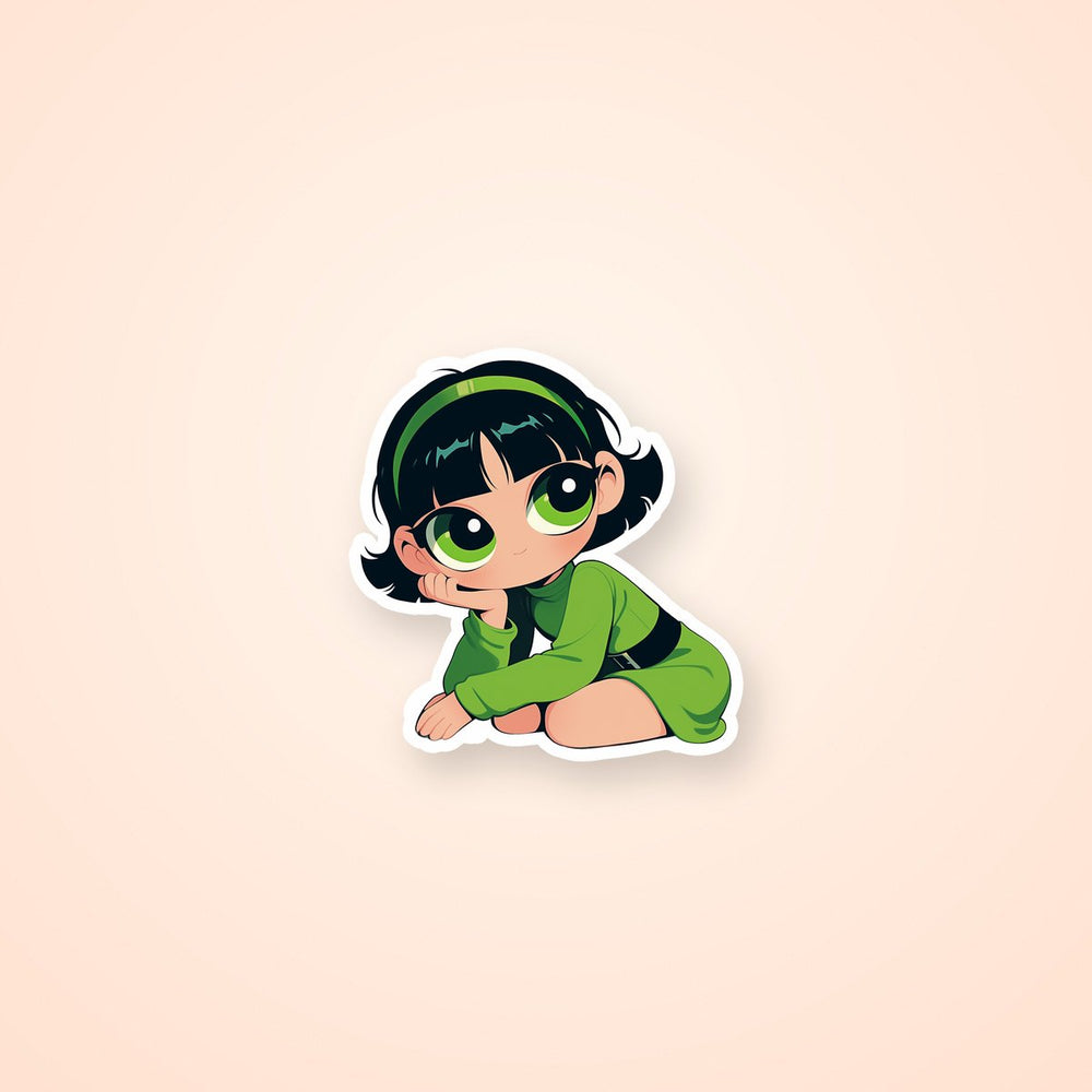 Buttercup Powerpuff Girls Beautiful Sticker