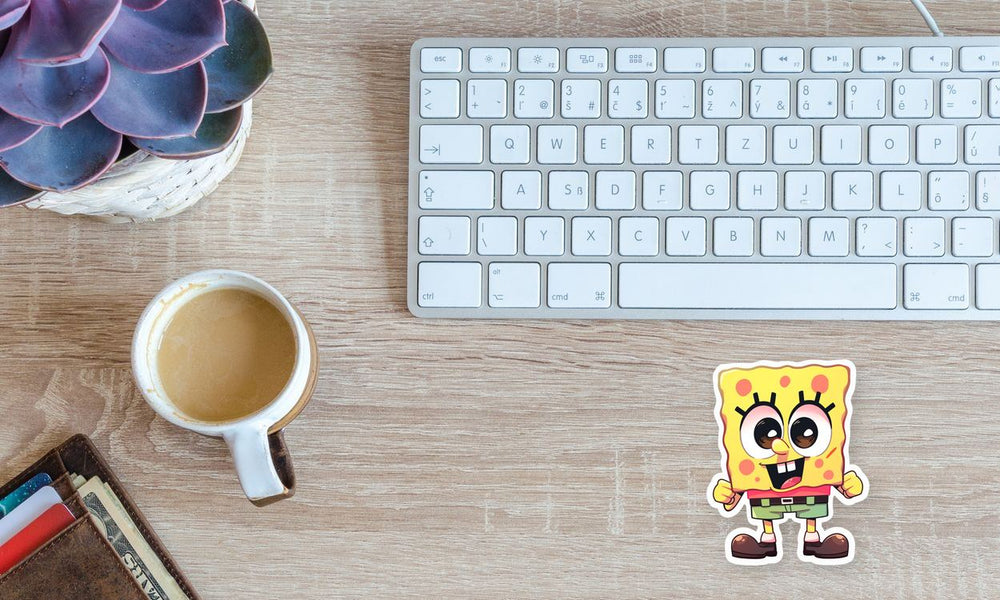 Aesthetic SpongeBob Kid Sticker