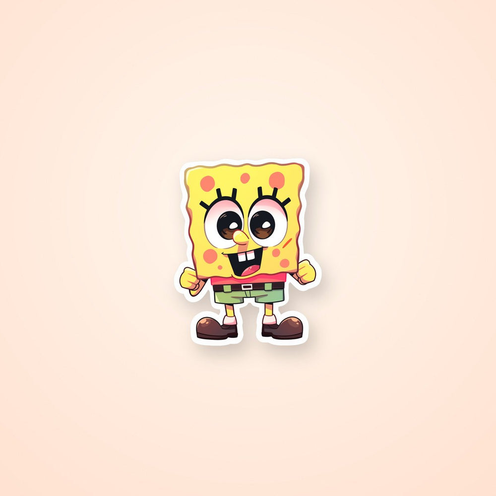Aesthetic SpongeBob Kid Sticker