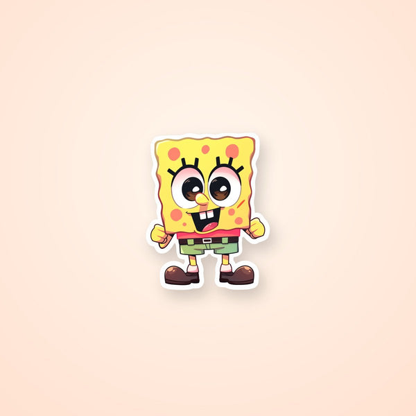 Aesthetic SpongeBob Kid Sticker