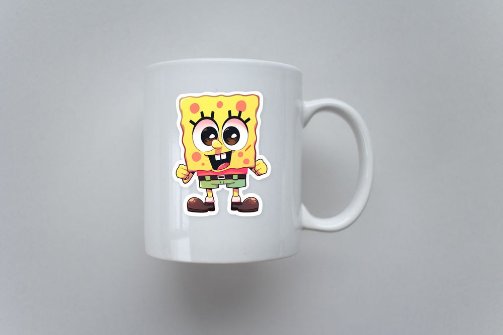 Aesthetic SpongeBob Kid Sticker