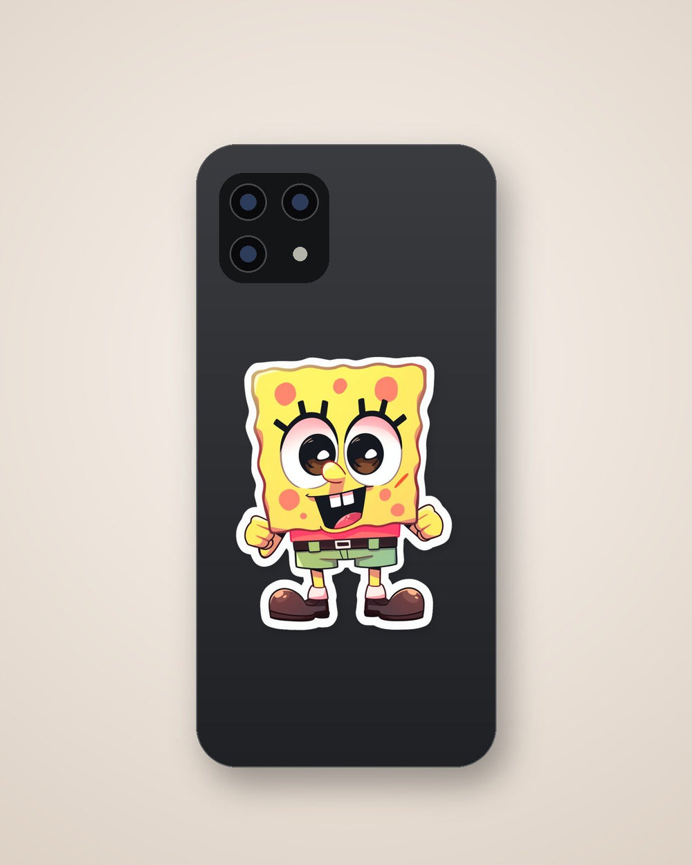 Aesthetic SpongeBob Kid Sticker