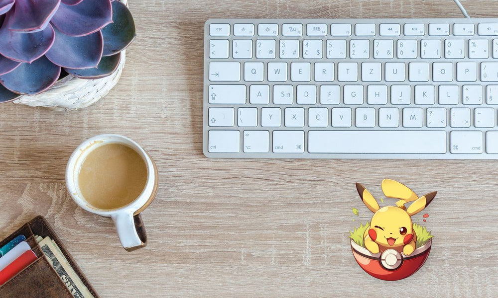 Pikachu Inside Pokeball Sticker