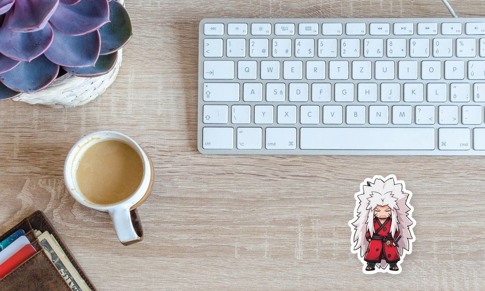 Angry Chibi Jiraiya Sticker