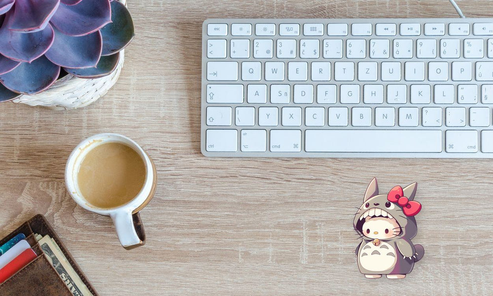 Hello Kitty Totoro Cosplay Sticker