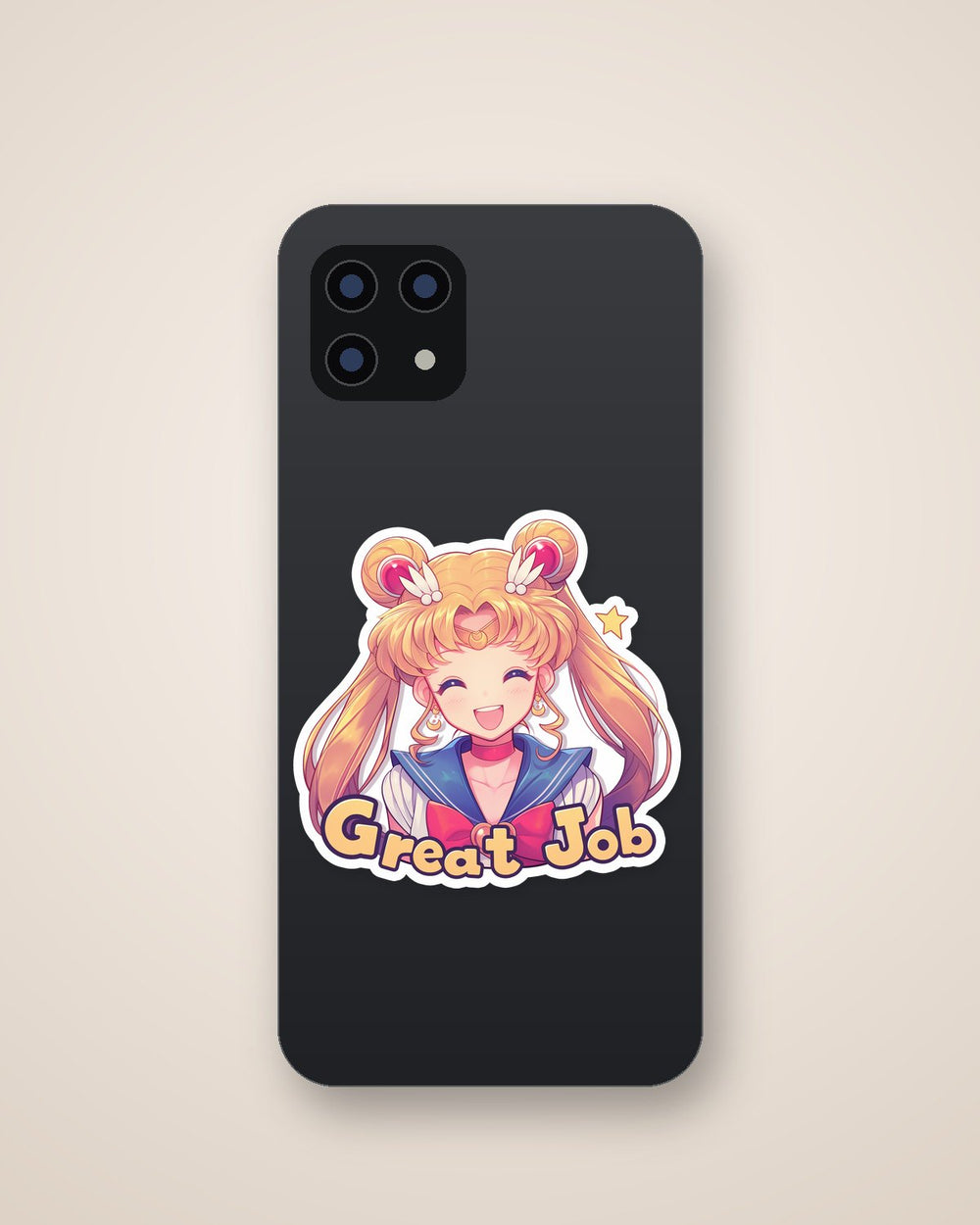 Happy Sailor Moon Great Job Sticker