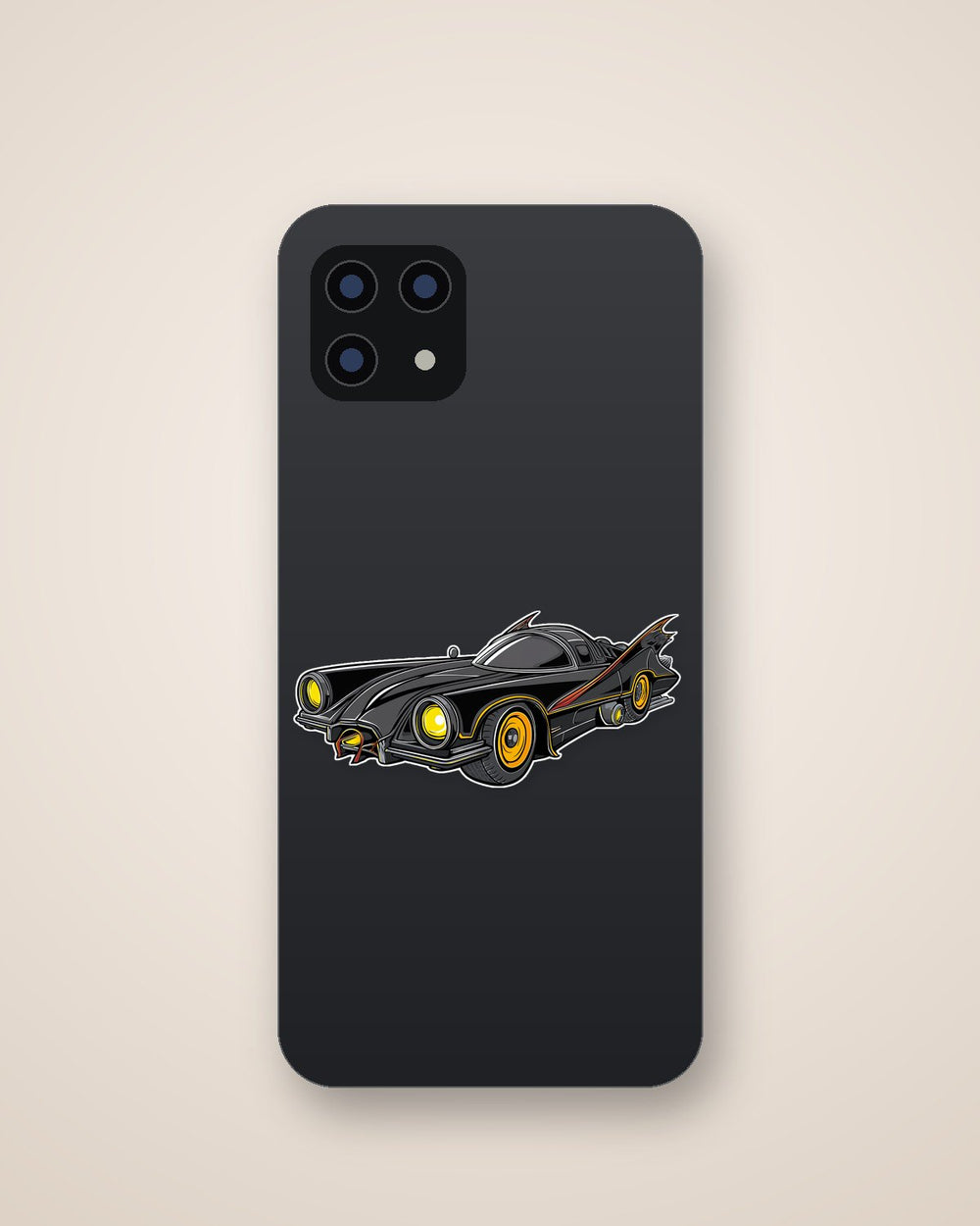 Batman Classic Batmobile Sticker