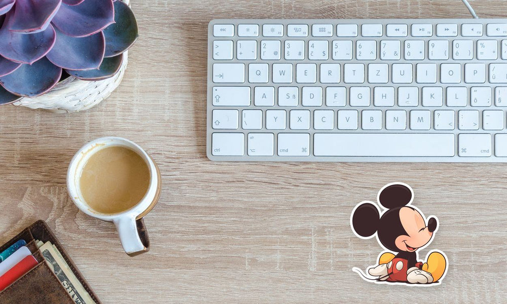 Chibi Mickey Mouse Smiling Sticker