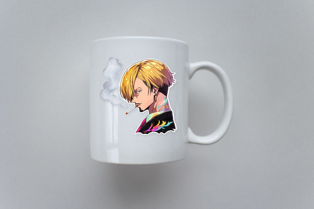 Sanji Smoking One Piece Sticker