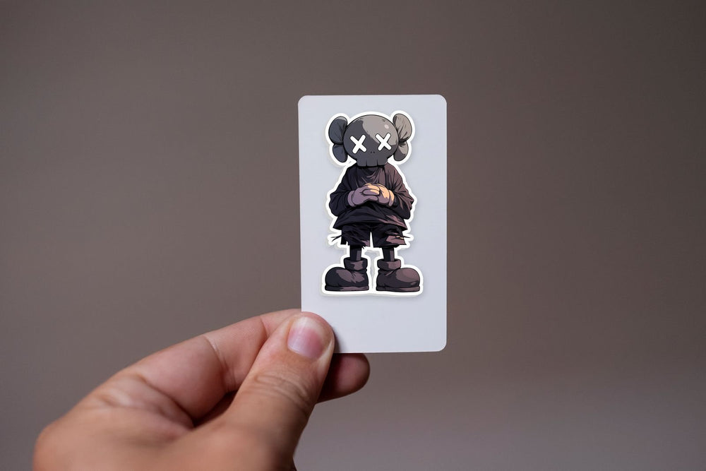 Kaws Original Character Standing Sticker