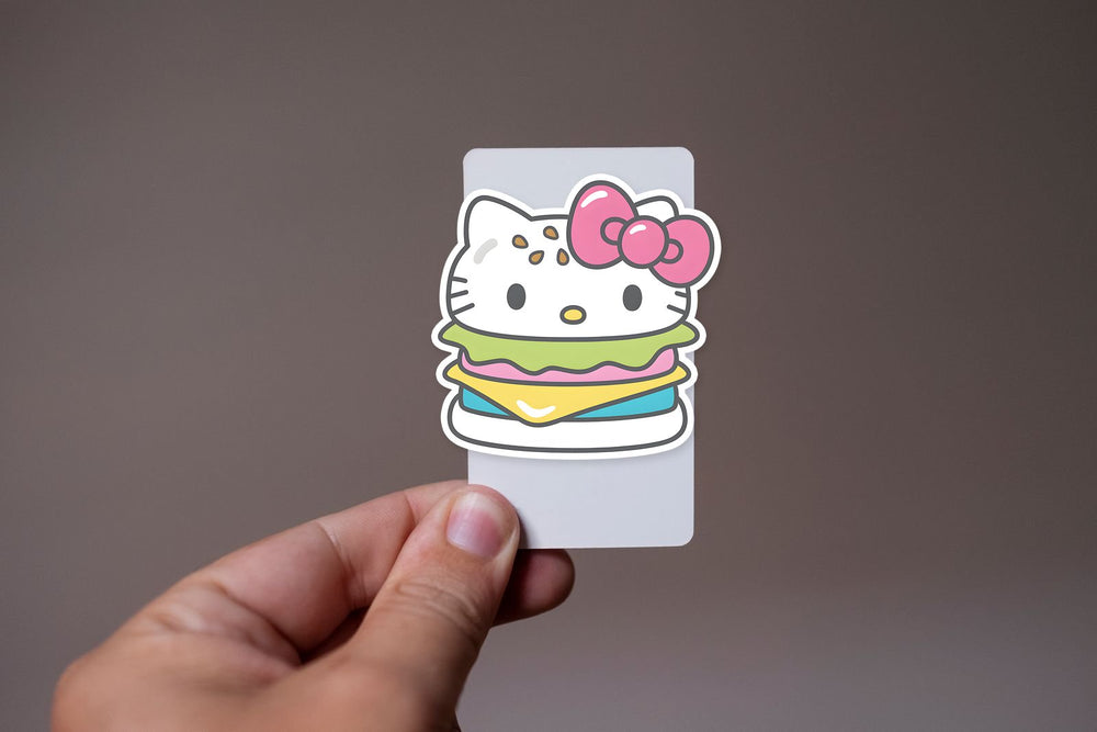 Hello Kitty Burger Kawaii Sticker