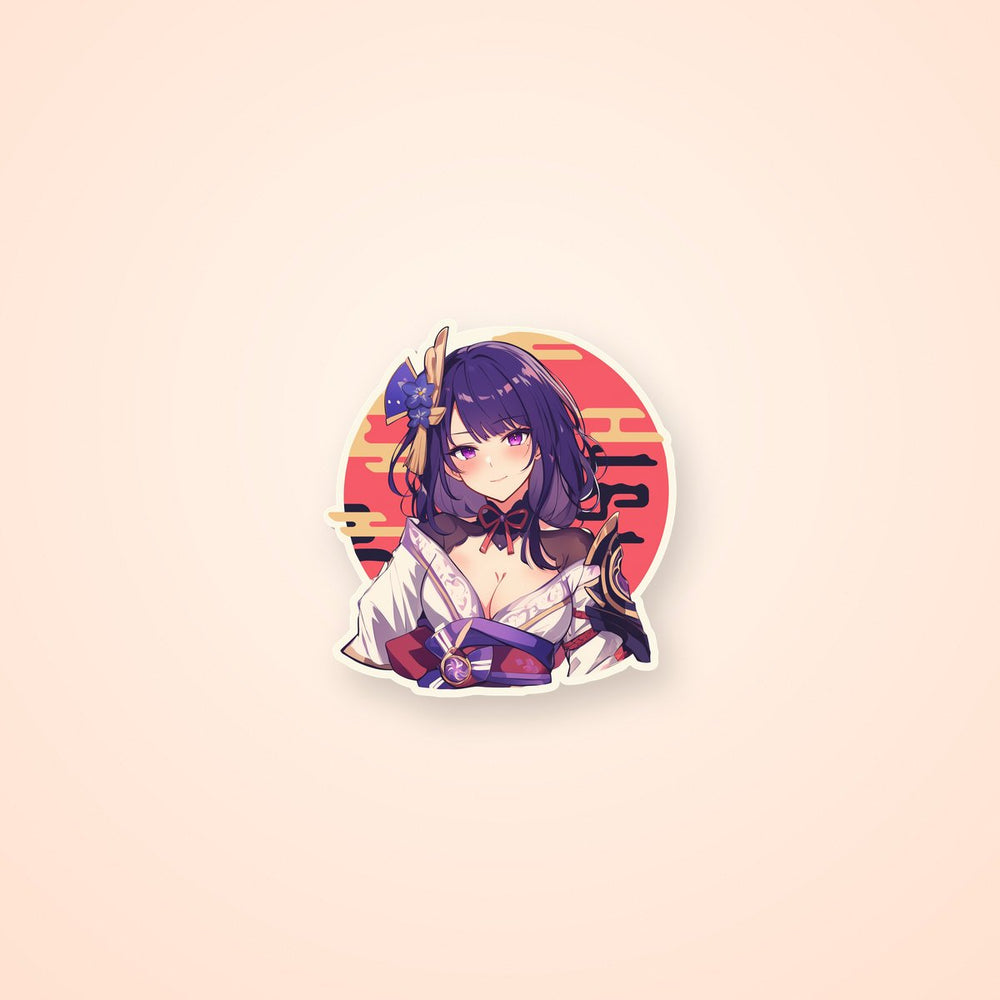Raiden Shogun Genshin Impact Sticker