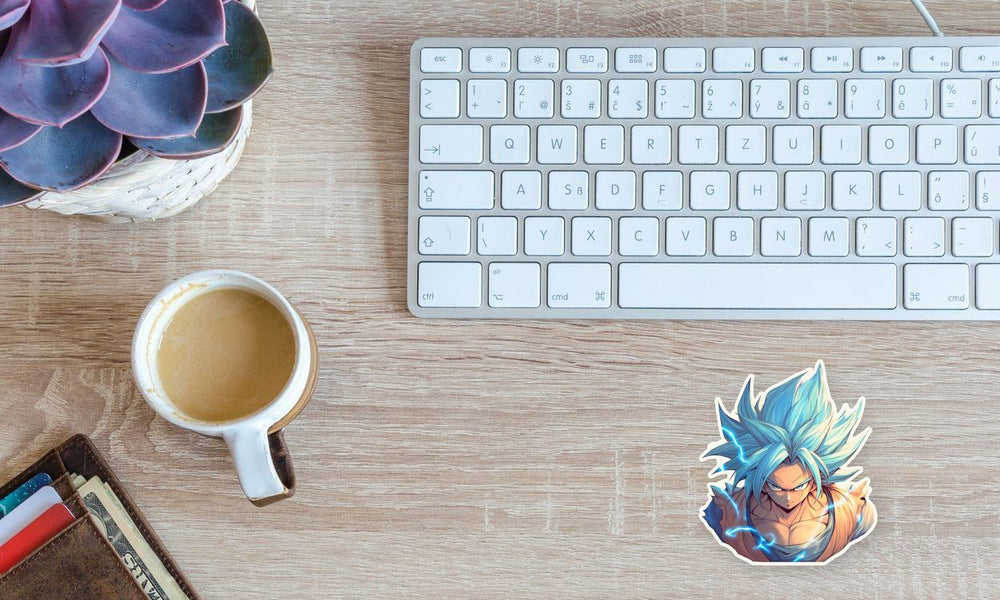 Goku Super Saiyan Blue Dragon Ball Sticker