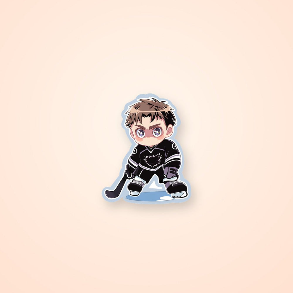 Cute Ice Hockey Player Sticker