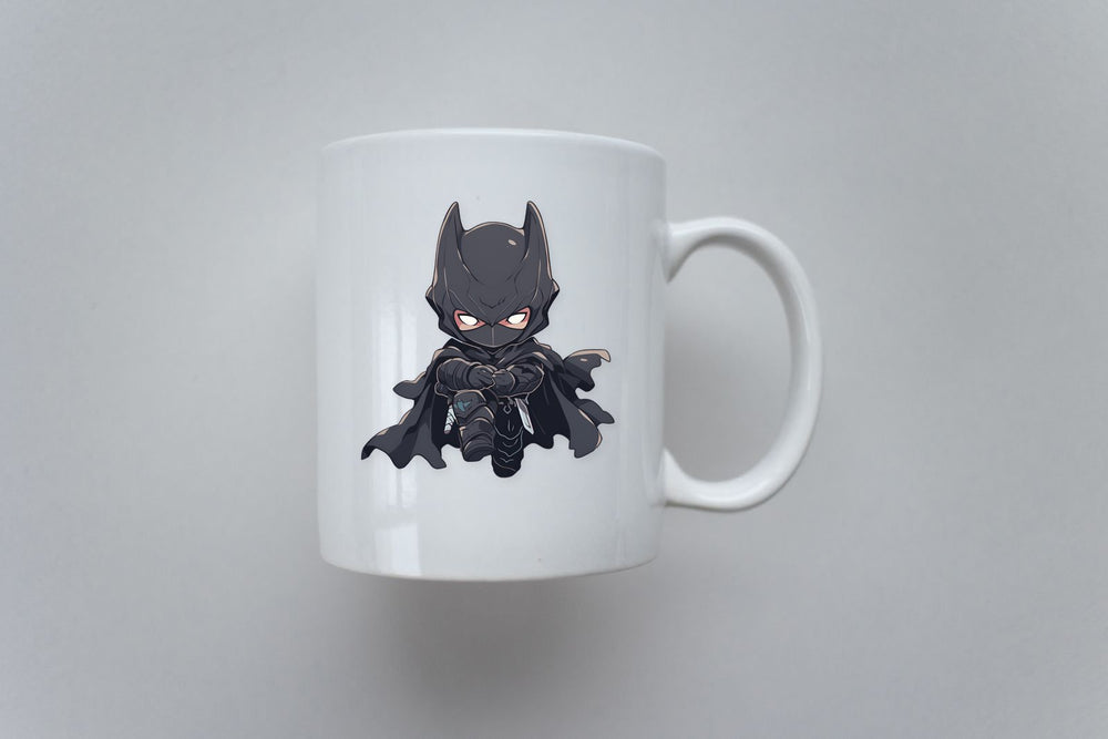 Chibi Drawn Ninja Batman Sticker