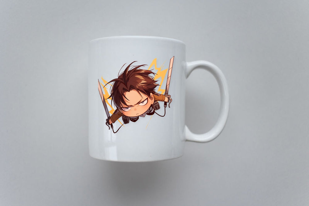 Funny Chibi Eren Attack on Titan Sticker