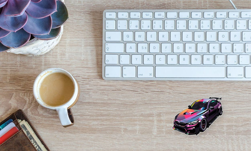 Colorful BMW M3 Sticker