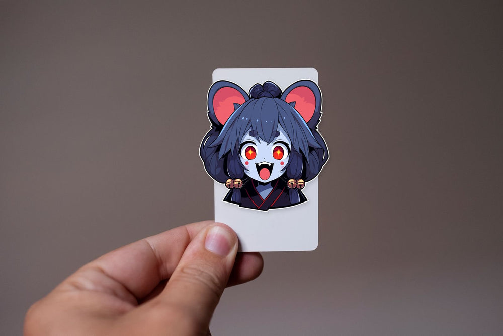 Anime Vampire Mouse Girl Sticker