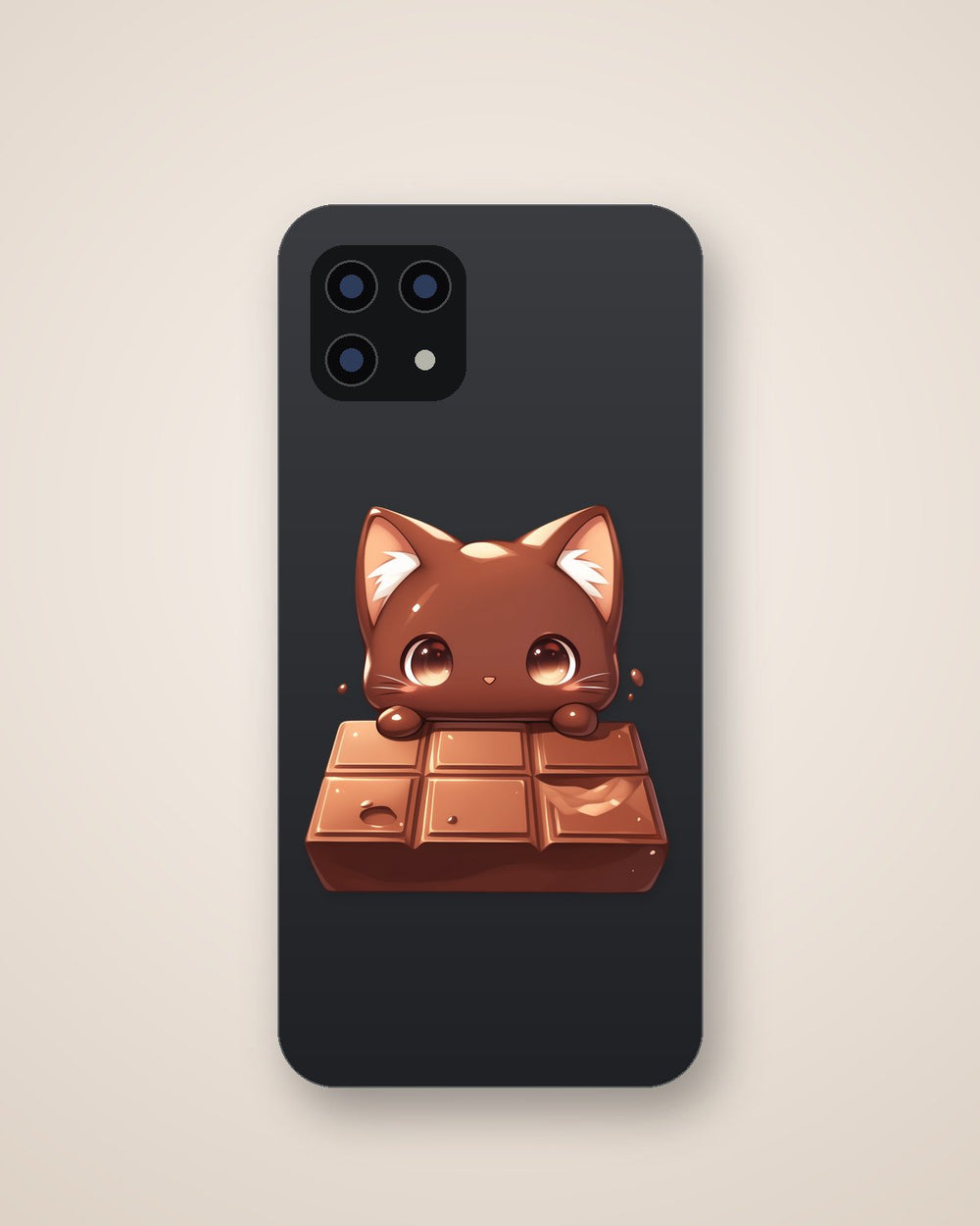 Chocolate Cat Bar Sticker
