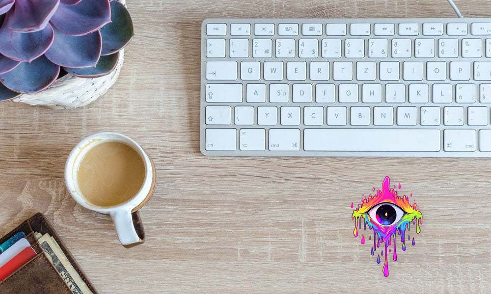 Trippy Dripping Eye Sticker