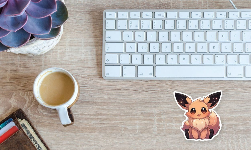 Cute Eevee Pokemon Sticker