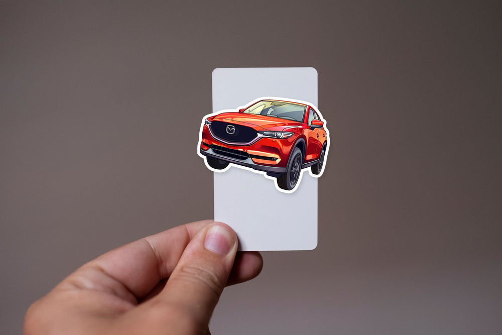Mazda Cx-5 Red SUV Car Sticker