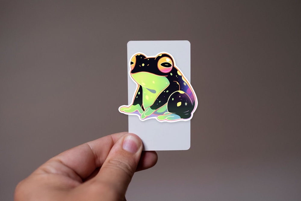 Trippy Frog Sticker