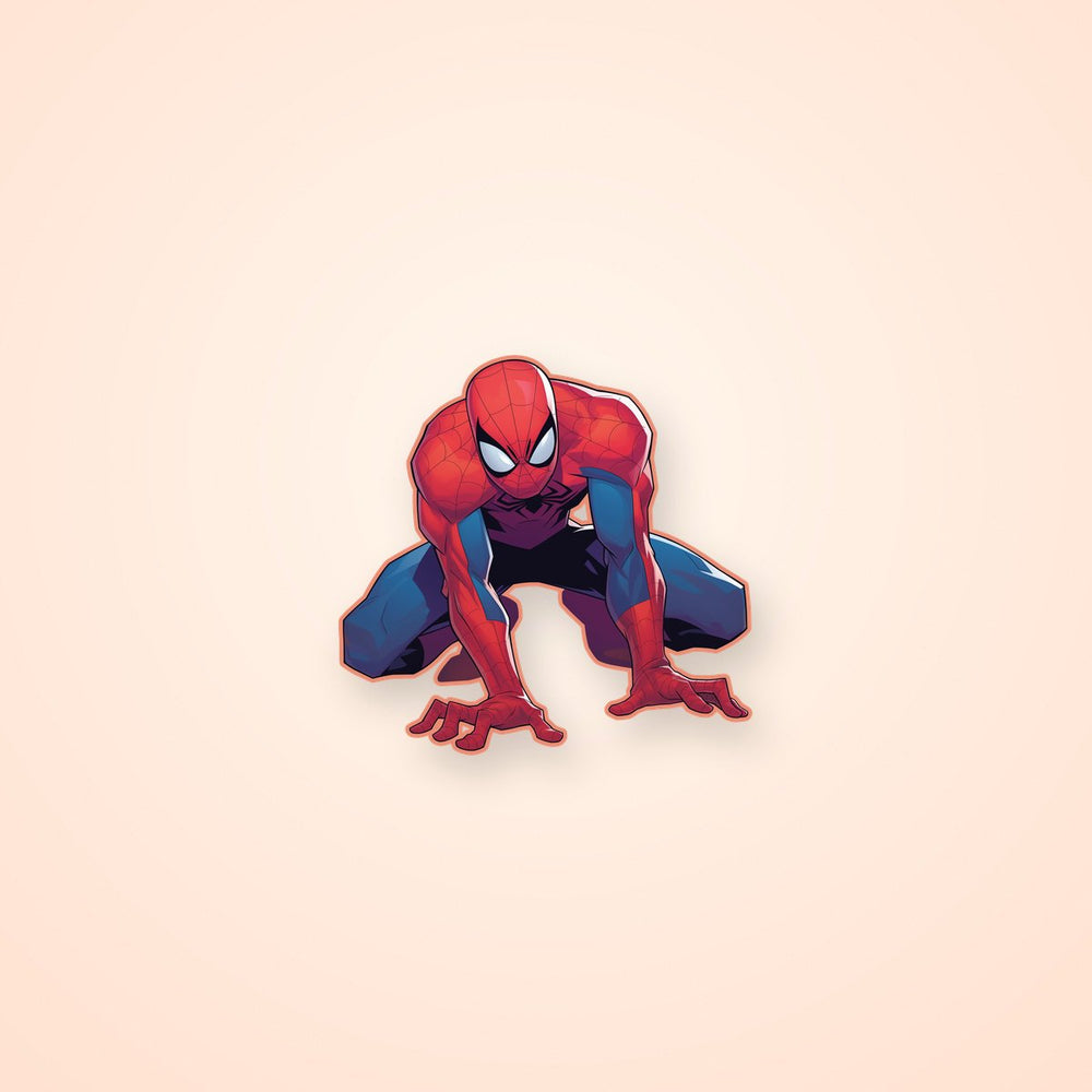 Spider-Man Crouch Style Sticker