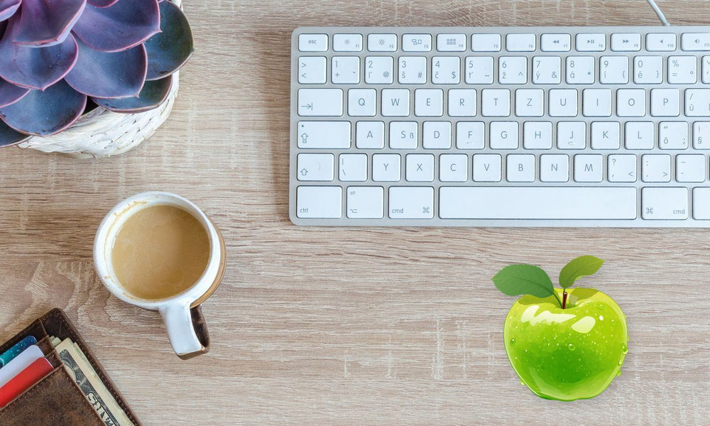 Juicy Green Apple Realistic Clipart