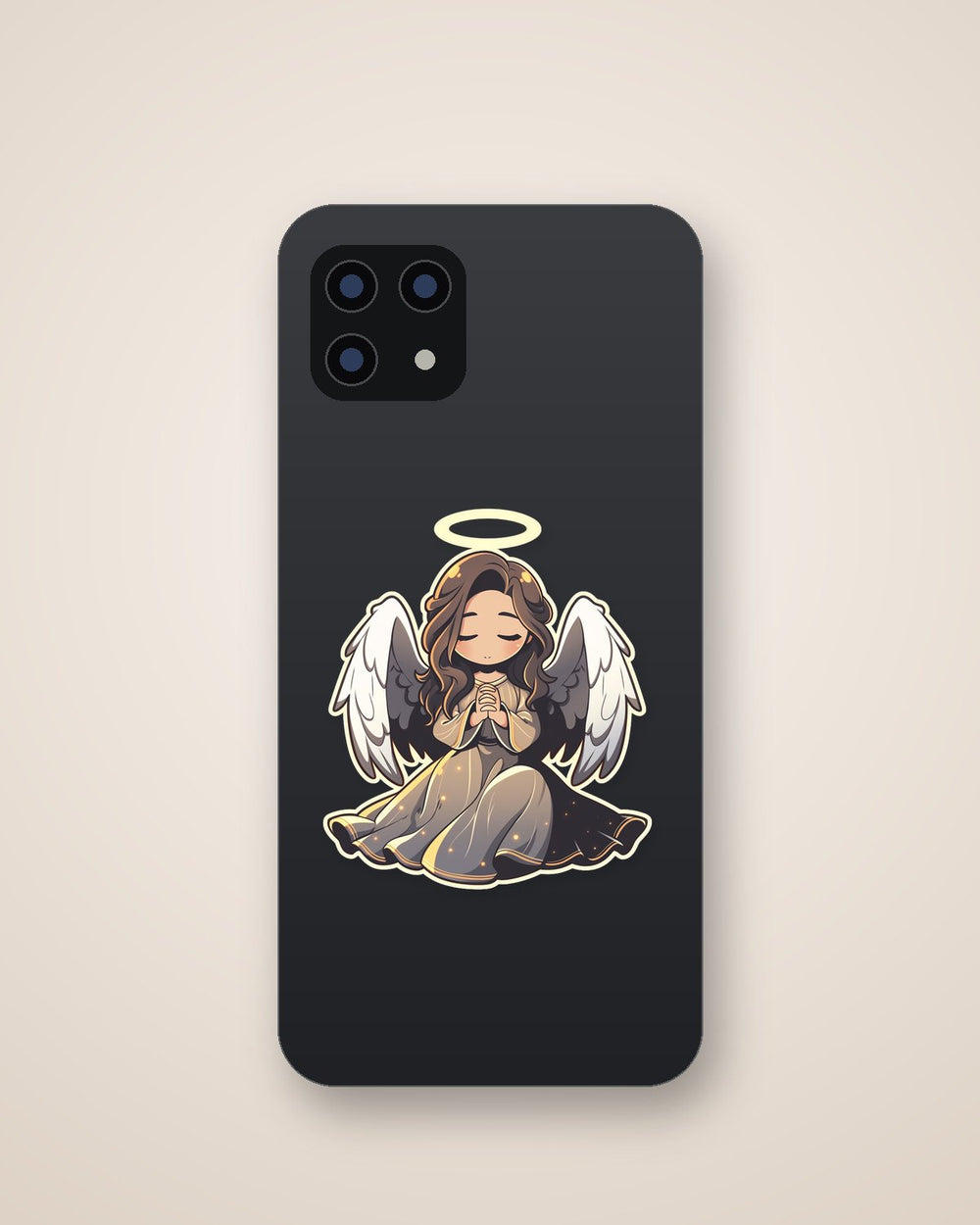 Anime Girl Angel with Halo Sticker
