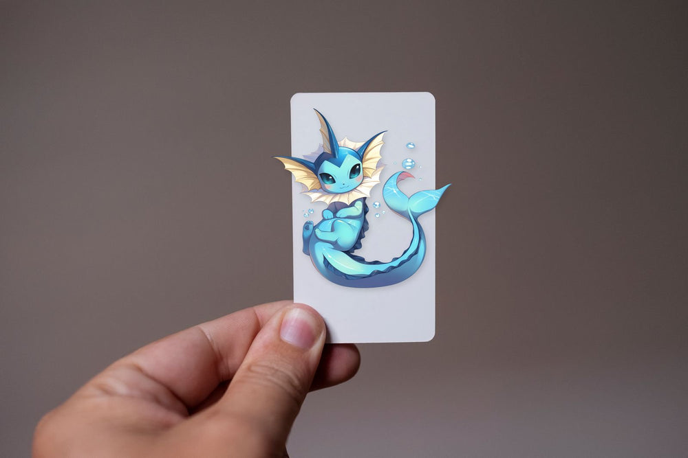 Vaporeon Bubbles Pokemon Sticker