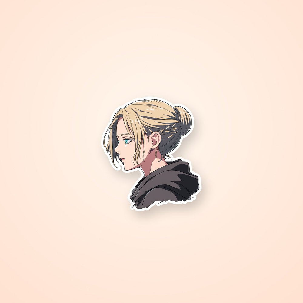Attack on Titan Side View Annie Leonhart Sticker