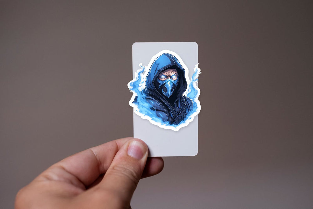 Mortal Kombat Sub-Zero & Ice Flame Sticker