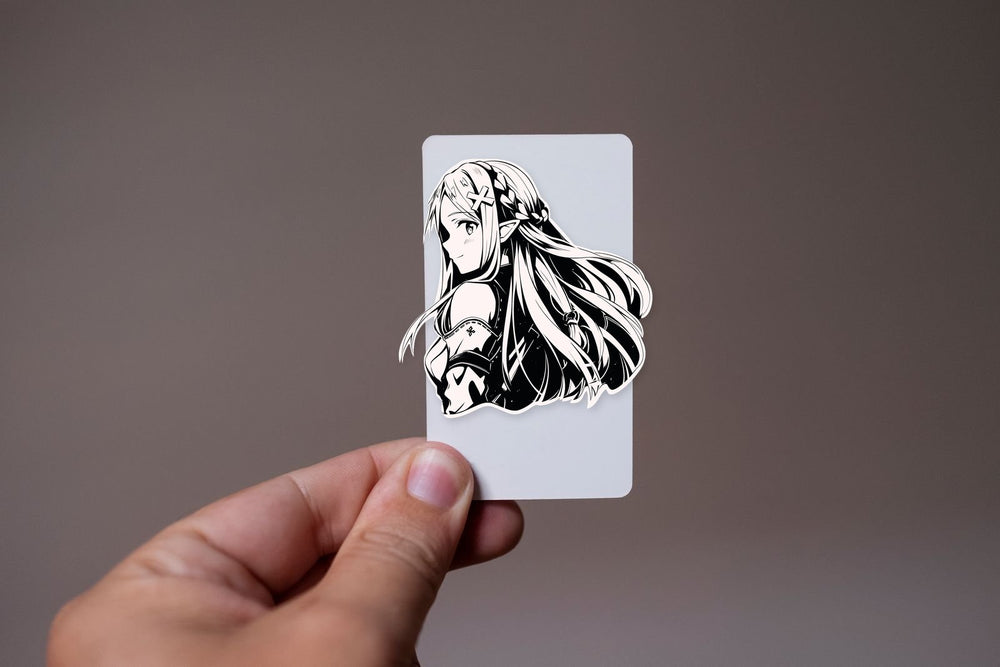 Cute Anime Girl Manga Sticker