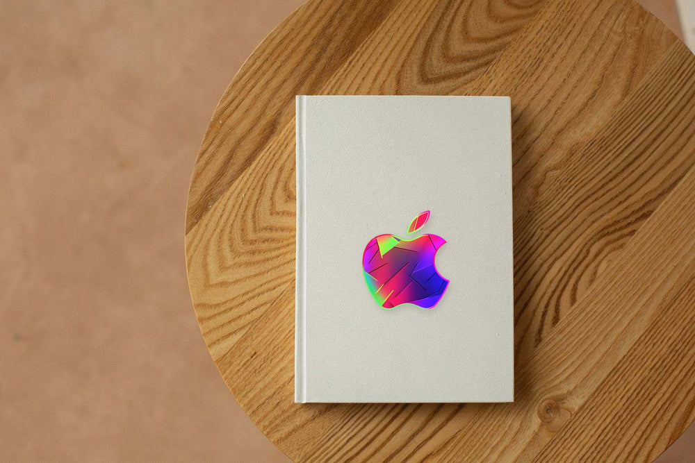 Colorful Apple Logo Sticker