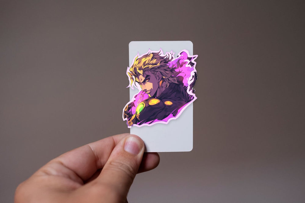 Jojo’S Bizarre Adventure Aesthetic Purple Dio Brando Sticker