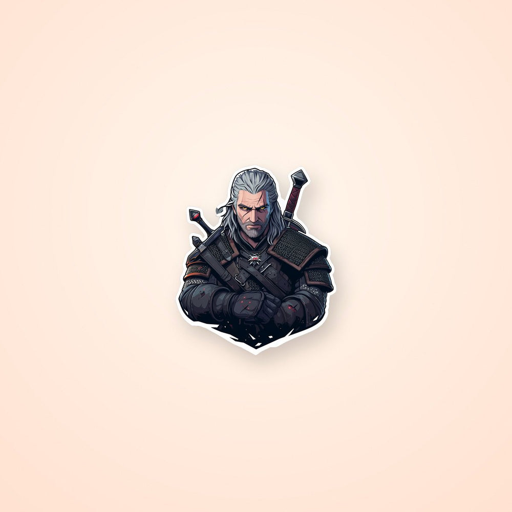 Witcher Geralt of Rivia Aesthetic Sticker