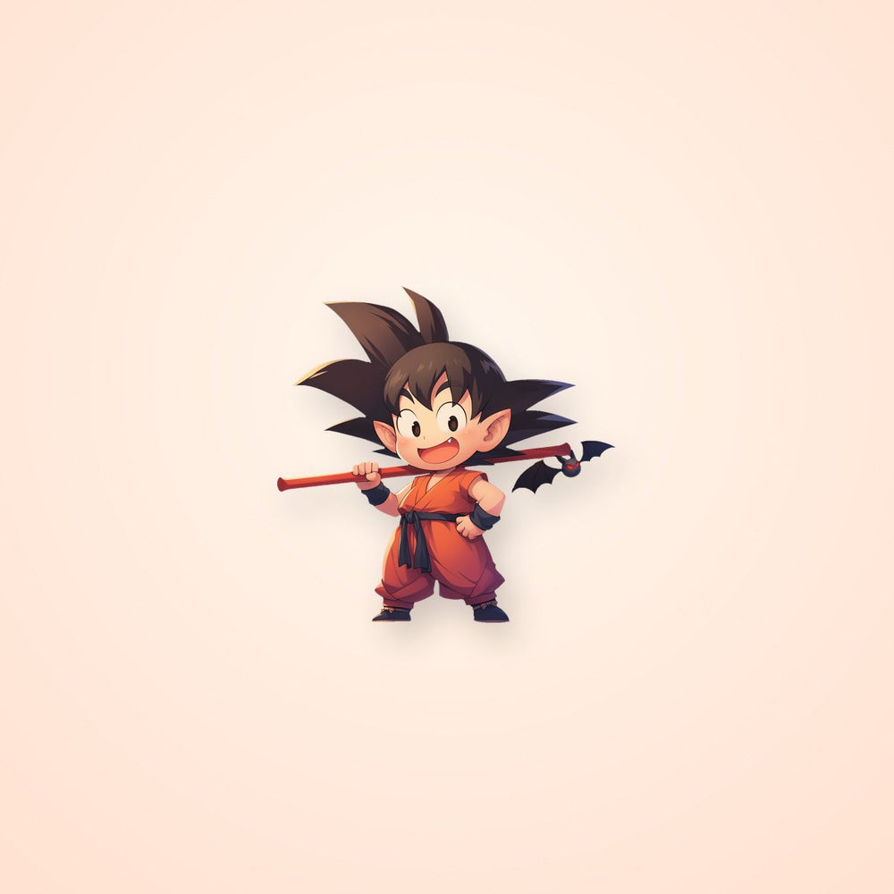 Saiyan Child Goku Sticker
