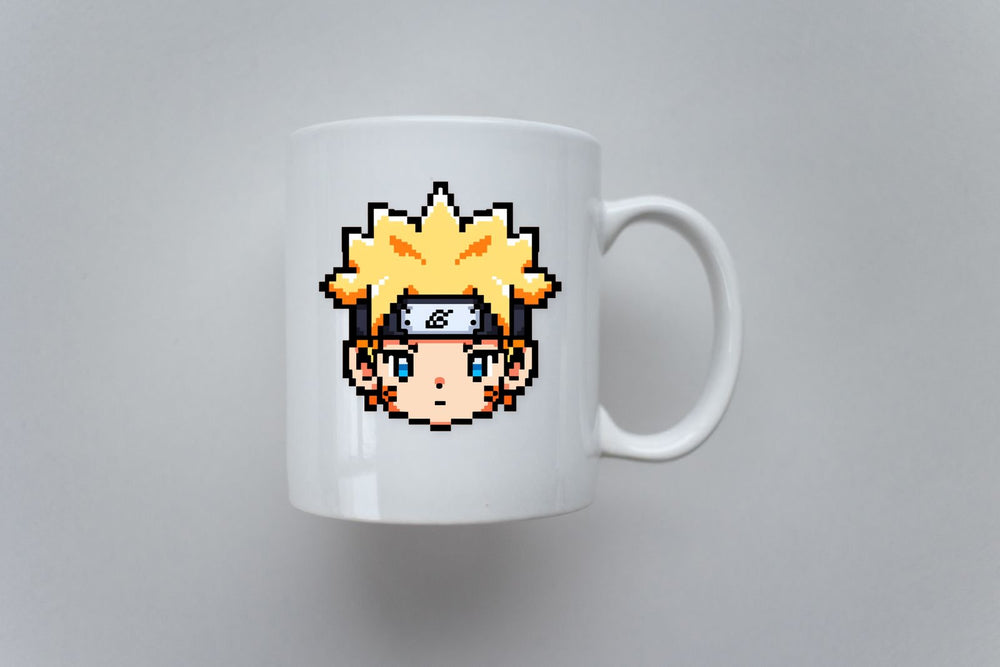 Naruto Uzumaki Head Pixel Sticker