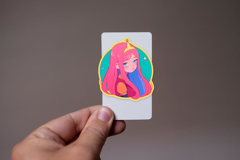 Princess Bubblegum Bored Face Sticker