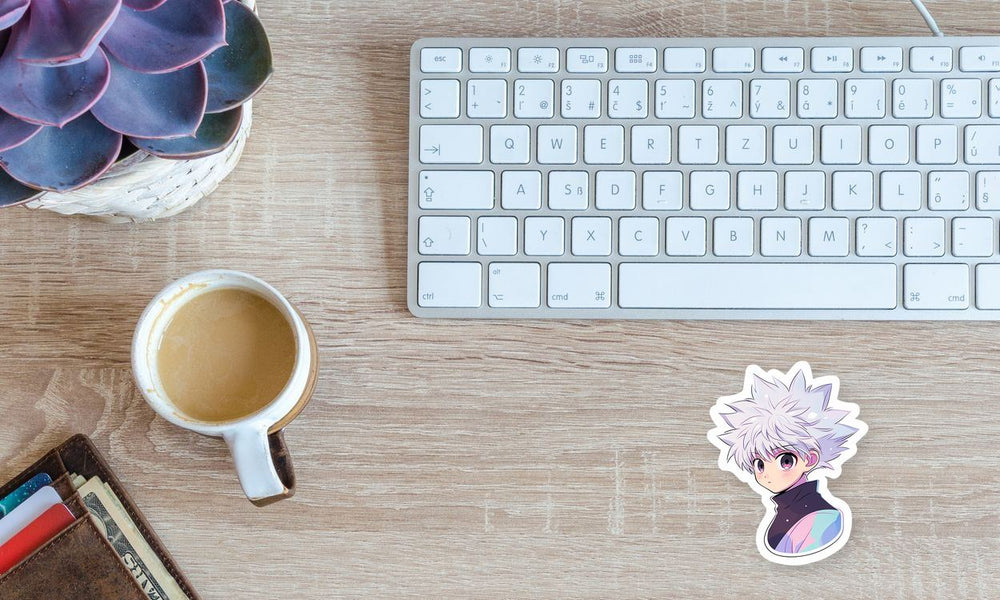 Hunter X Hunter Killua with Big Eyes Sticker