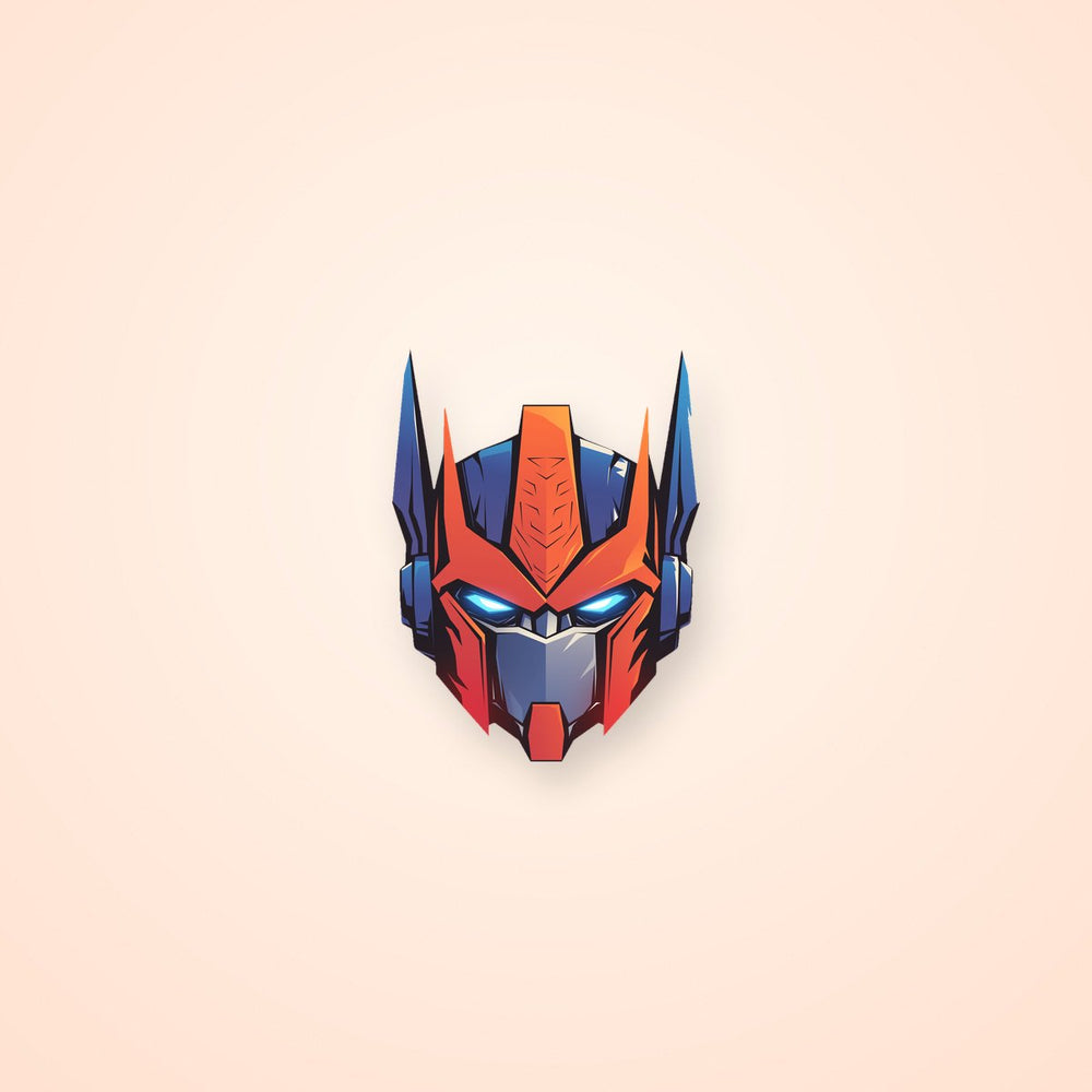 Optimus Prime Head Sticker